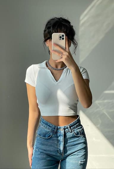 Cropped Polo